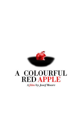 A Colourful Red Apple