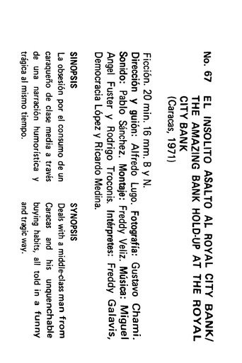 El insólito asalto al Royal City Bank