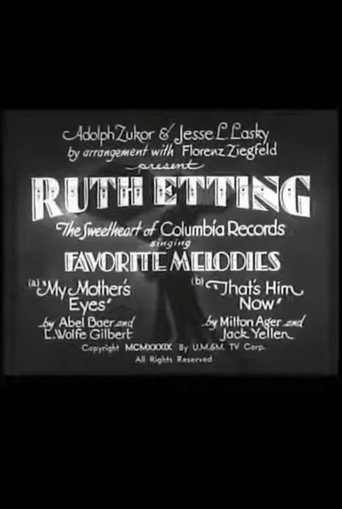 Ruth Etting in Favorite Melodies