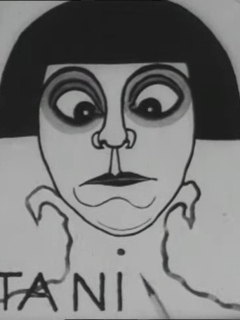 Asta Nielsen Crying Caricature