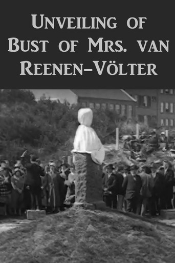 Unveiling of Bust of Mrs. van Reenen-Vรถlter
