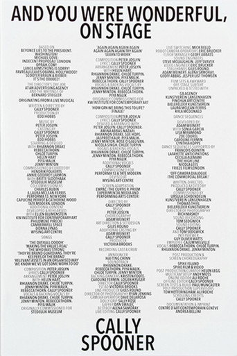 And You Were Wonderful, On Stage