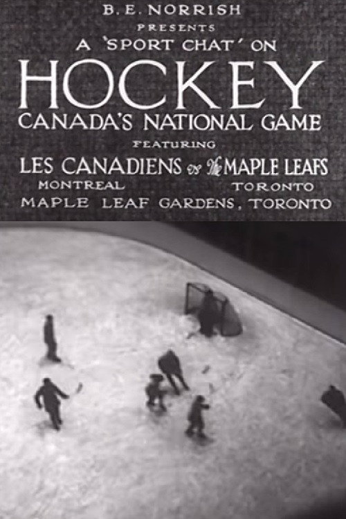 Hockey: Canada's National Game Poster