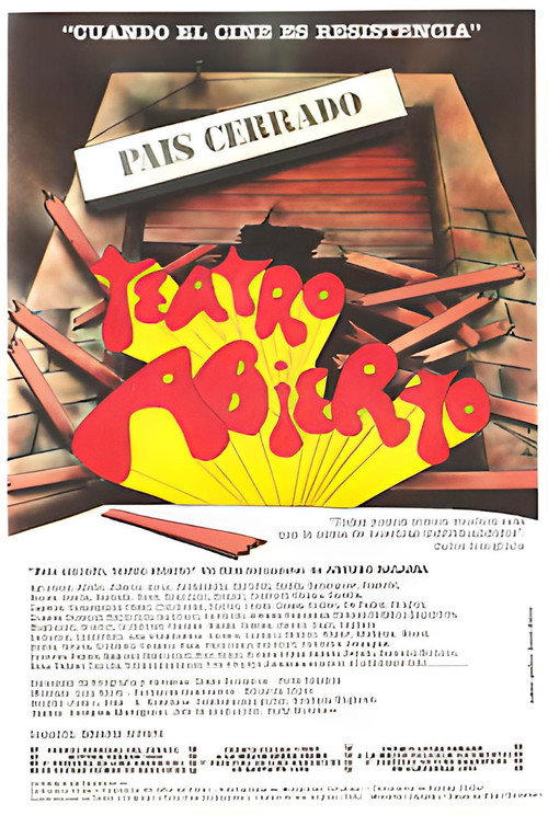 País cerrado, teatro abierto Poster