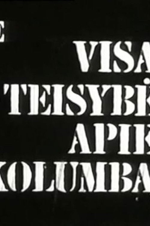 All Truth About Columbus Poster