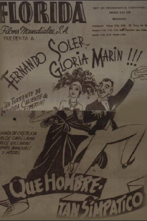 Qué hombre tan simpático Poster