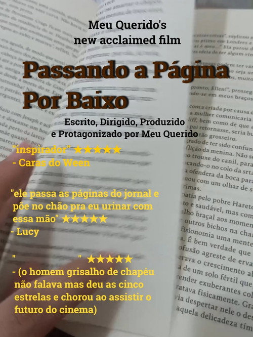 Passando a Página Por Baixo Poster