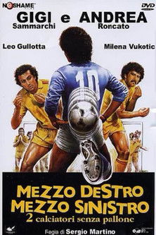 Half Right Half Left - 2 Footballers Without a Ball Poster