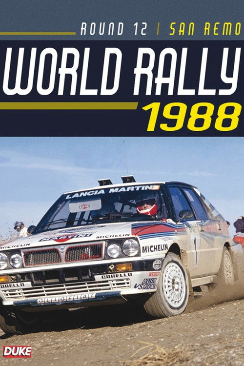 Rallye Sanremo 1988 Poster