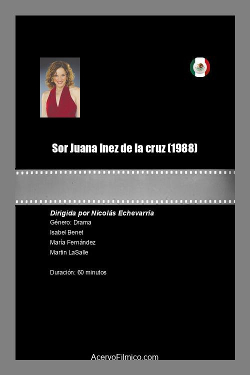 Sor Juana Inez de la cruz Poster