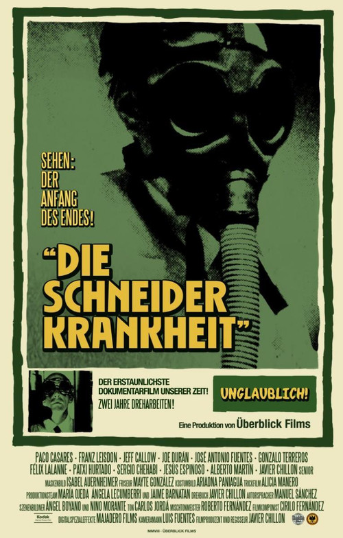 Die Schneider Krankheit Poster