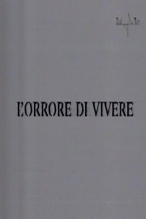 L'orrore di vivere Poster