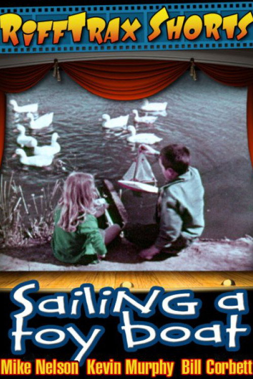 Sailing a Toy Boat Poster