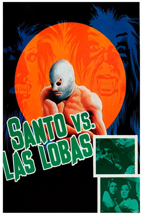 Santo vs. the She-Wolves Poster