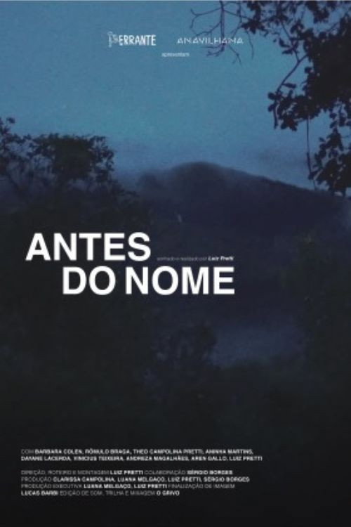 Antes do Nome Poster