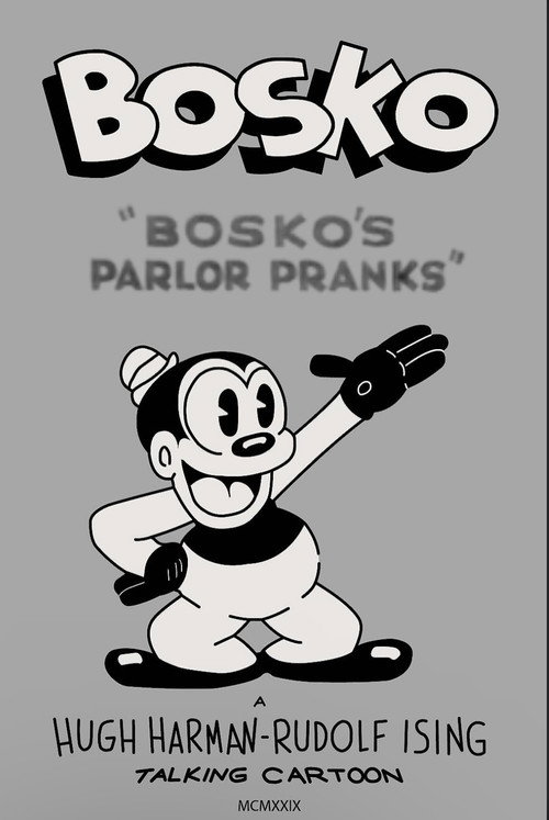 Bosko's Parlor Pranks Poster