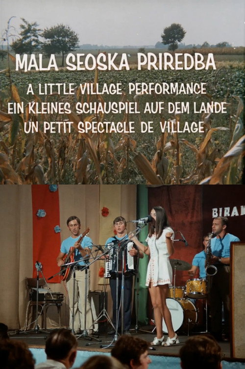 A Little Village Performance Poster