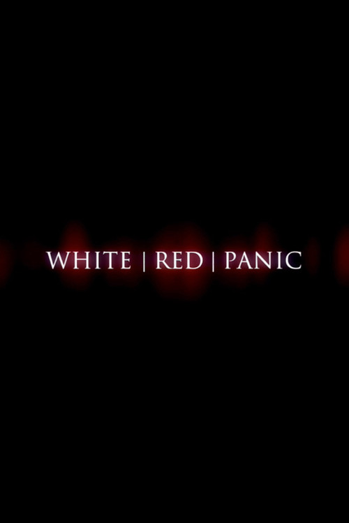 White Red Panic Poster