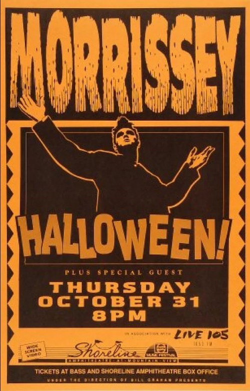 Morrissey - Live at the Shoreline Amphitheatre Poster