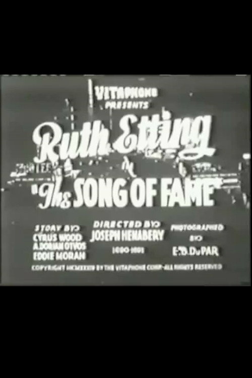 The Song of Fame Poster