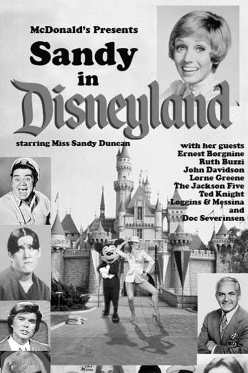 Sandy in Disneyland Poster