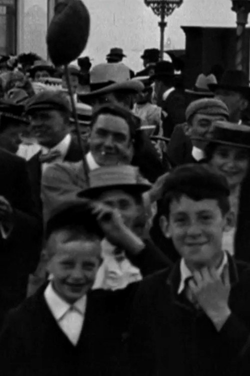 Parade on West End Pier, Morecambe Poster