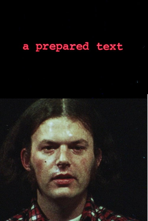 A Prepared Text Poster