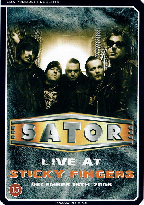 Sator: Live at Sticky Fingers Poster