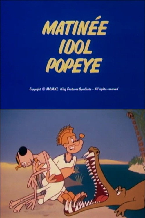 Matinee Idol Popeye Poster