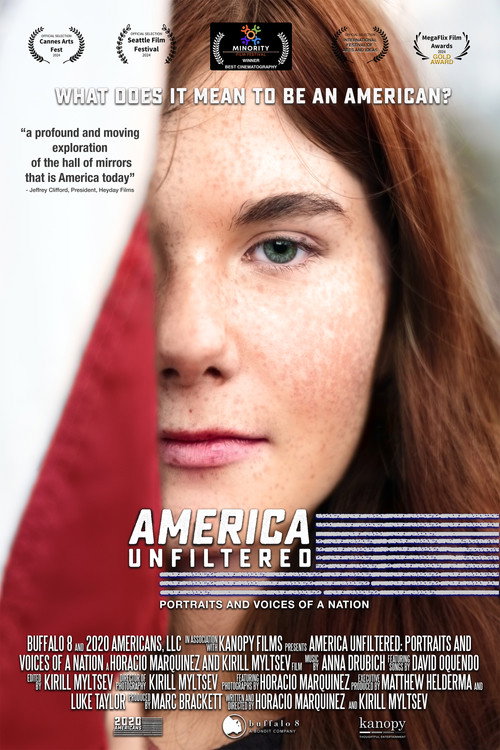 America Unfiltered: Portraits and Voices of a Nation Poster
