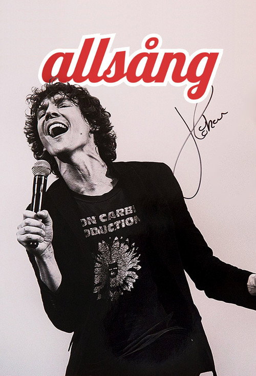 Allsångsscenen är din Håkan Hellström Poster