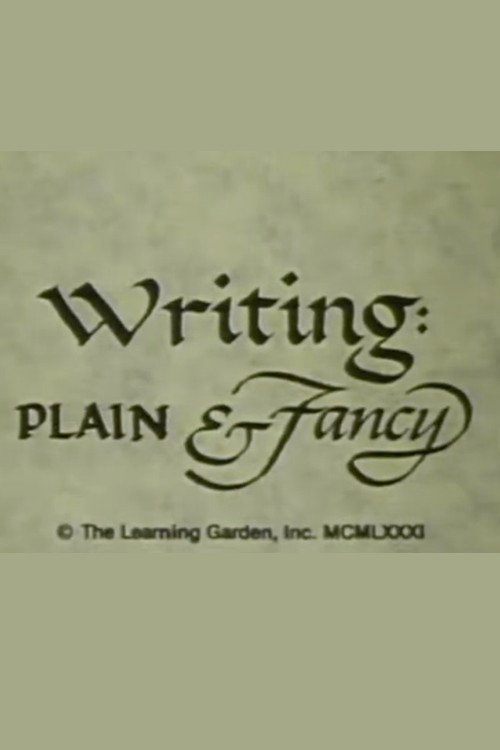 Writing: Plain & Fancy Poster