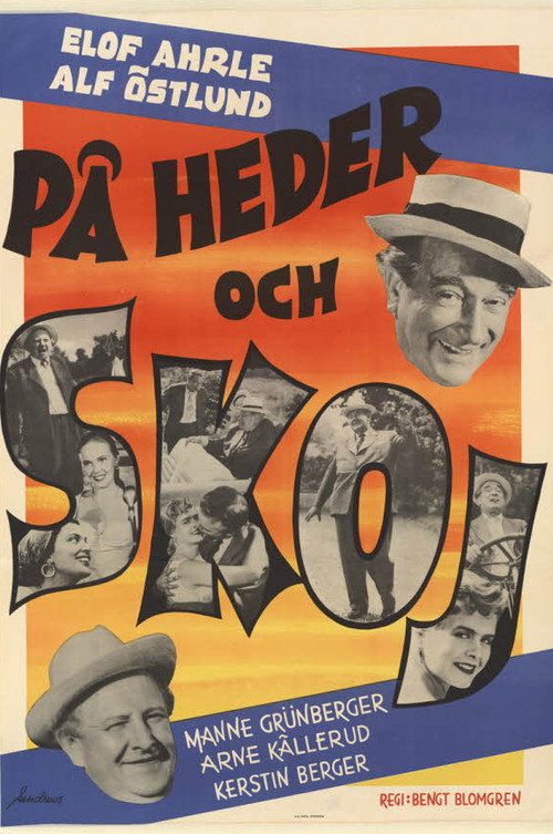 På heder och skoj Poster