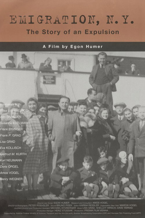 Emigration N.Y. Poster