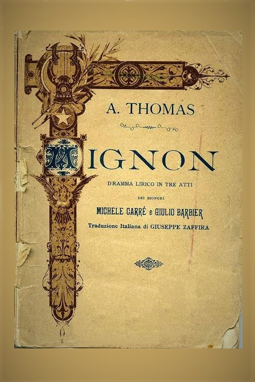Mignon - Théâtre Impérial de Compiègne Poster
