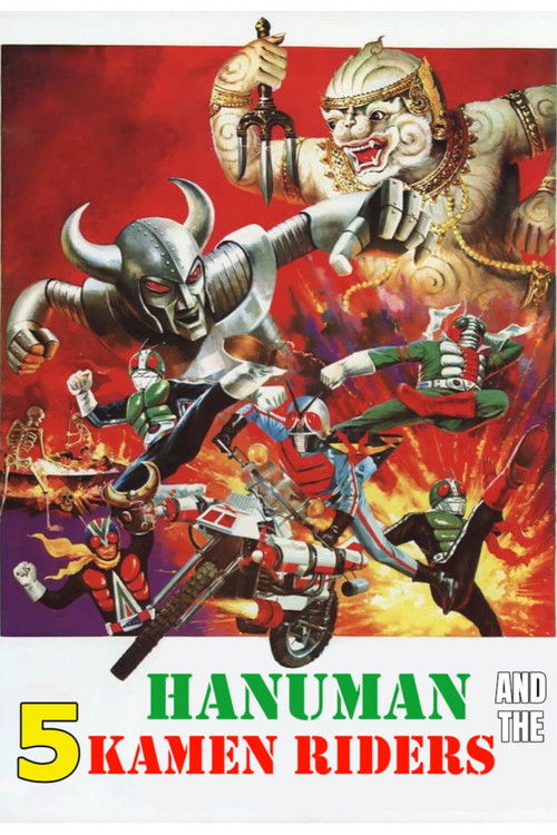 Hanuman and the Five Kamen Riders Poster