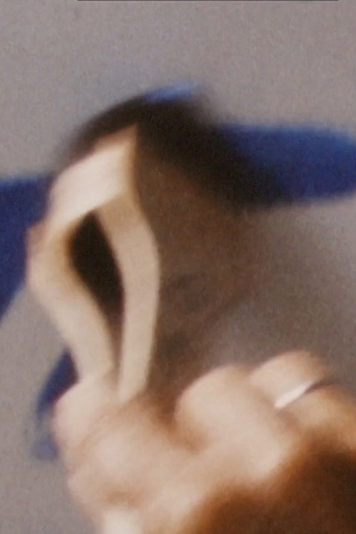 Blau auf Weiss Poster