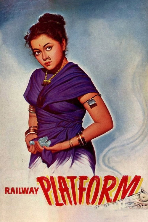 Railway Platform Poster