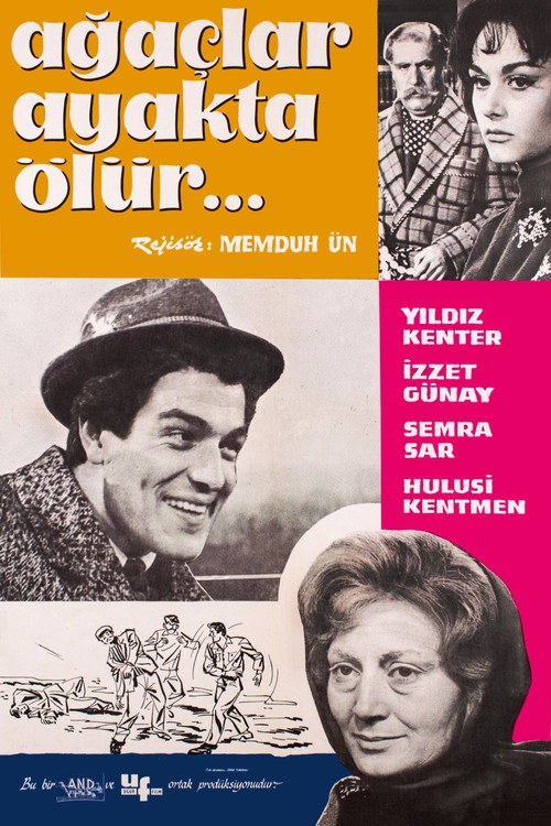 Ağaçlar Ayakta Ölür Poster