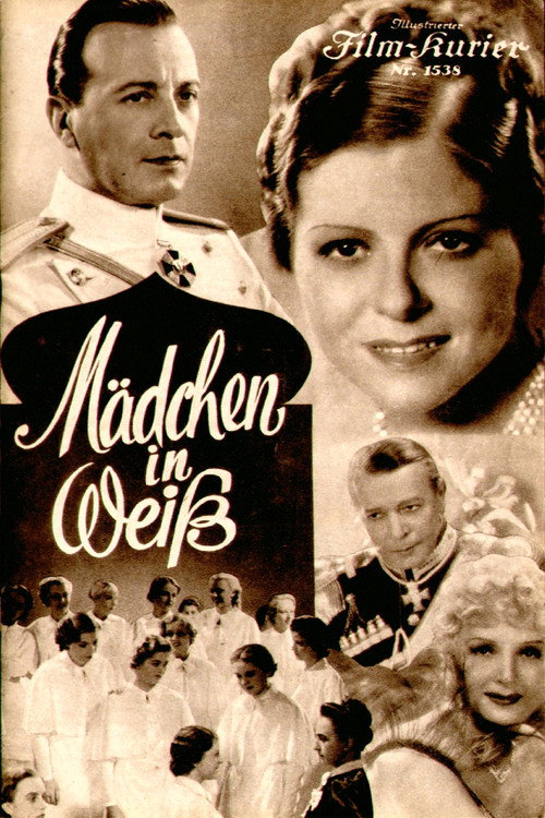 Mädchen in Weiß Poster