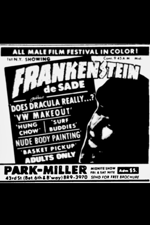 Frankenstein de Sade Poster