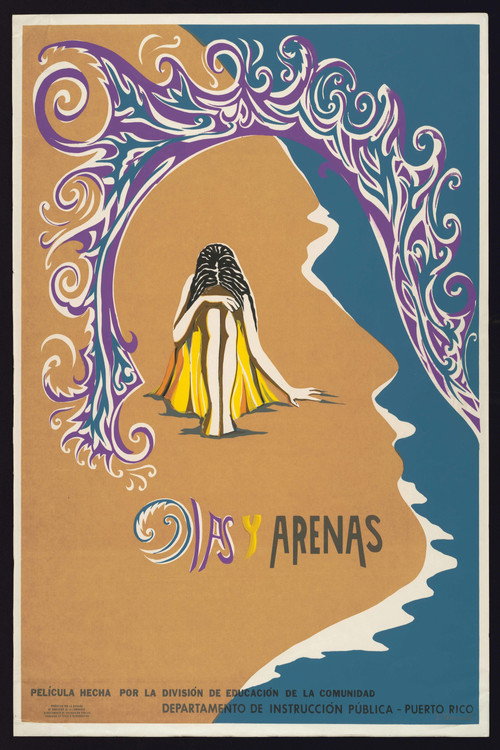 Olas y arenas Poster