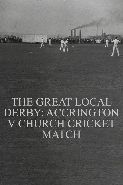 The Great Local Derby: Accrington v Church Cricket Match Poster