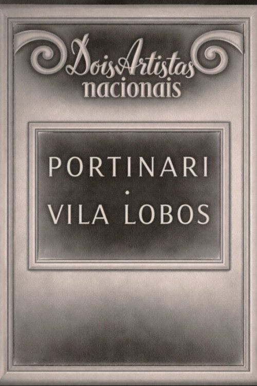 Dois artistas nacionais - Portinari e Villa Lobos Poster