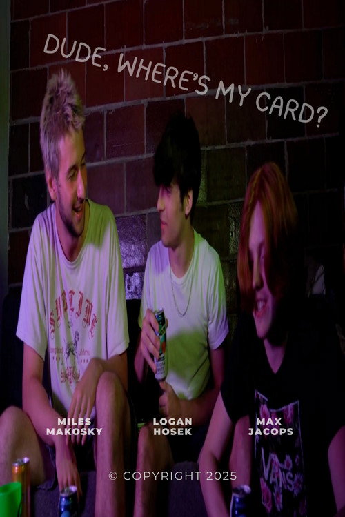 Dude, Where's My Card? Poster