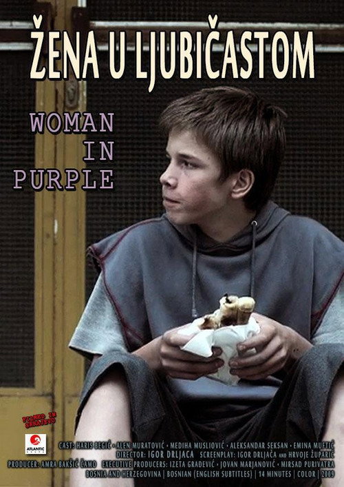 Woman in Purple Poster