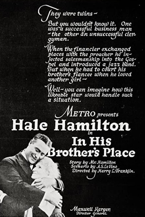 In His Brother's Place Poster