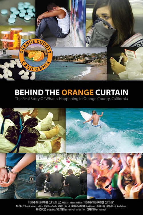 Behind the Orange Curtain Poster