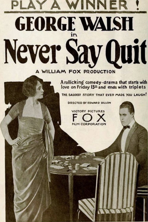 Never Say Quit Poster