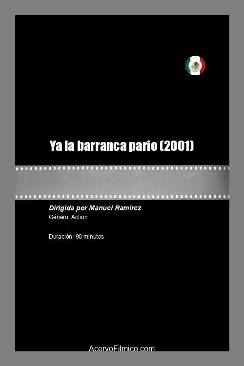 Ya la barranca pario Poster